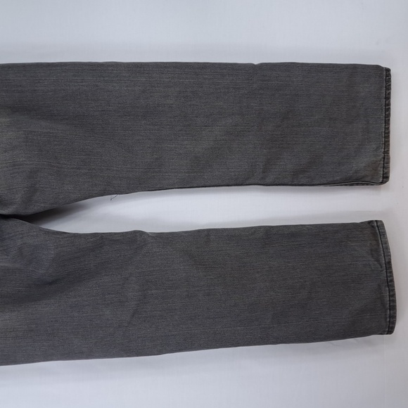 Levi's 501 button fly straight leg black light wash faded casul jeans 38/32 - Picture 4 of 5